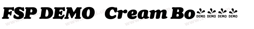 FSP DEMO   Cream Bo字体转换